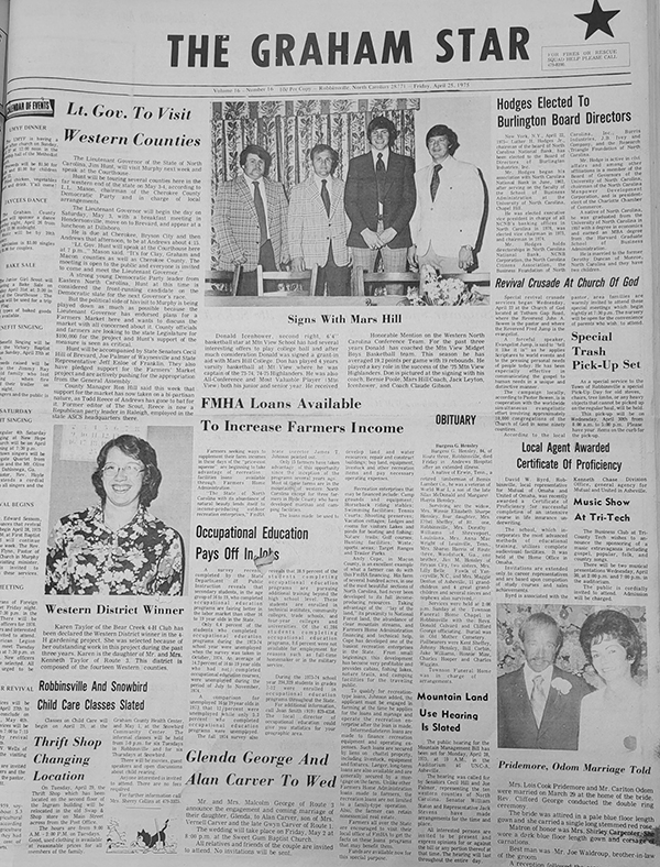 The Star’s front page from 49 years ago: April 25, 1975.