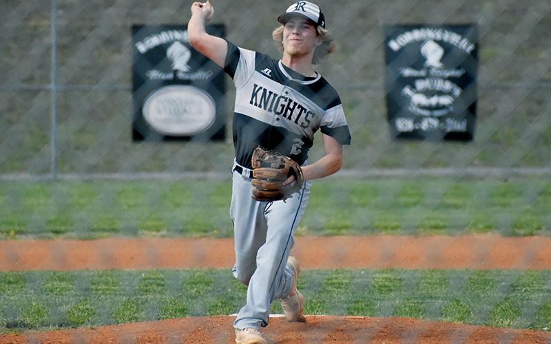 Graylen Orr improved to 5-0 on the year Tuesday, tossing 5 ⅓ innings in Robbinsville’s 10-1 road victory at Hiwassee Dam. Photos by Jacquline Gayosso/The Graham Star 