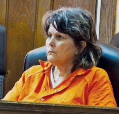 Dawn Phillips, who has been charged with over 60 counts of disturbing graves at Lone Oak Church, appeared in Graham County Superior Court on Sept. 26. Photo by Art Miller/amiller@grahamstar.com