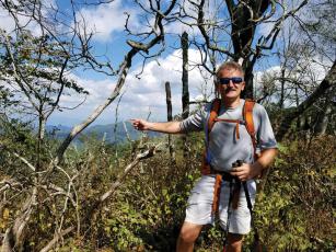 Navy Veteran Lonnie Bedwell was one of three blinded vets to section-hike the Appalachian Trail this year.