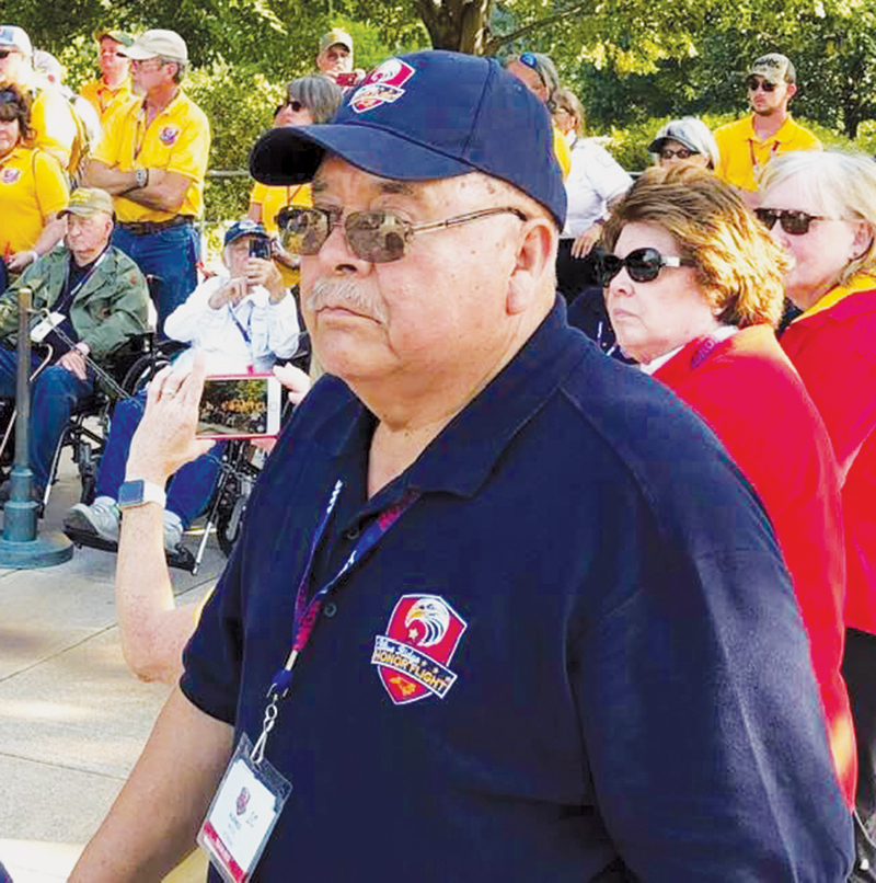 Army Veteran Alfred Welch paid tribute to fellow  veterans at Arlington National Cemetery during a special September ceremony. Photo courtesy of Richard Sneed