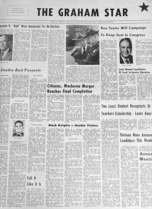 The Star's front page from 55 years ago: Jan. 30, 1970.