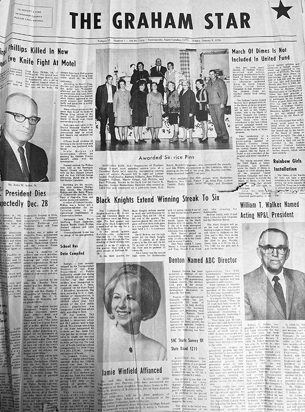 The Star's front page from 55 years ago: Jan. 9, 1970.