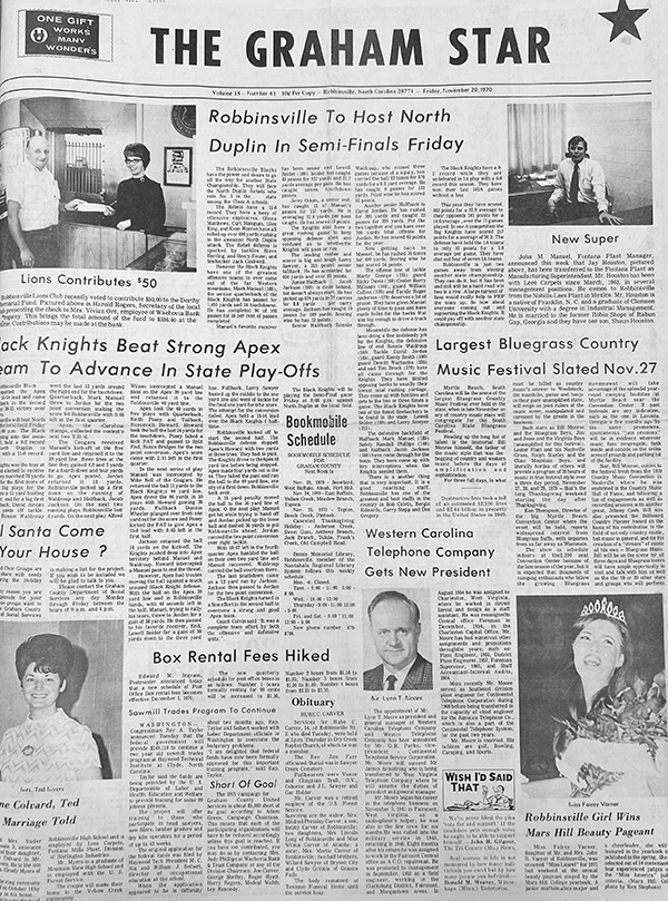 The Star's front page from 55 years ago: Nov. 20, 2025.