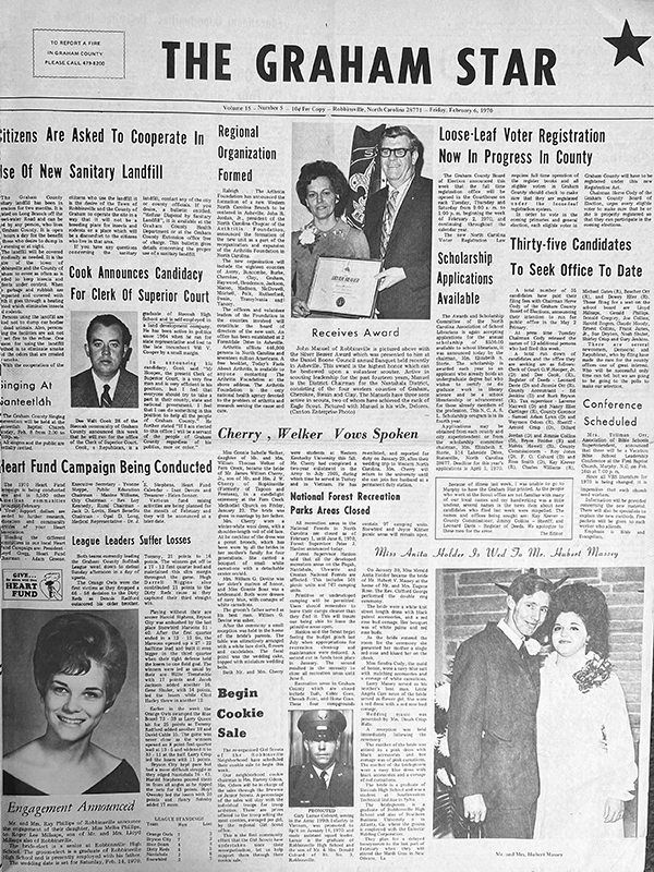 The Star’s front page from 55 years ago: Feb. 6, 1970.