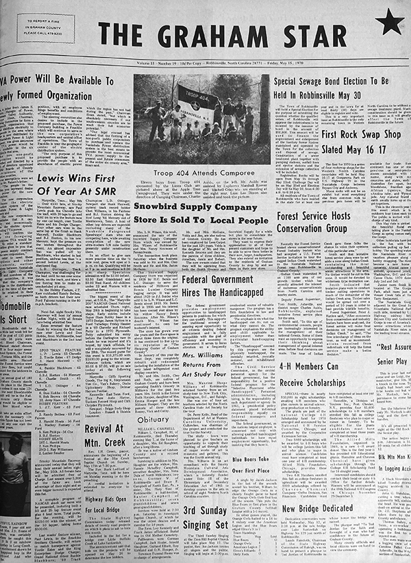 The Star's front page from 55 years ago: May 15, 1970.