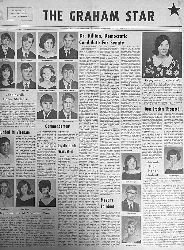 The Star's front page from 55 years ago: May 22, 1970.