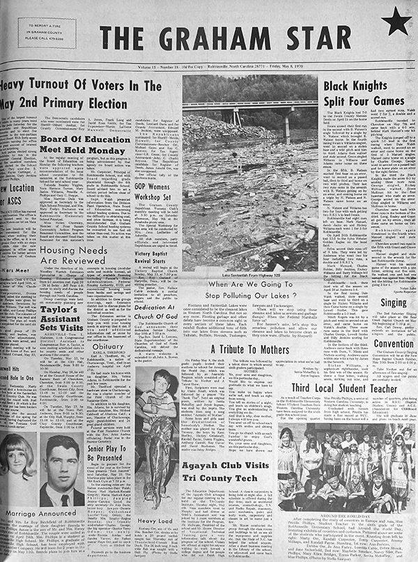 The Star's front page from 55 years ago: May 8, 1970.