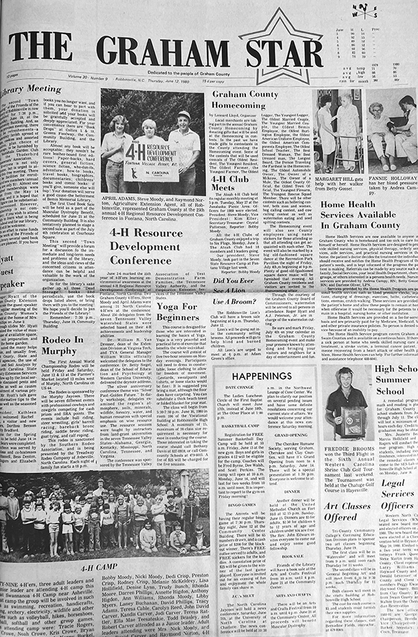 The Star's front page from 45 years ago: June 12, 1980.