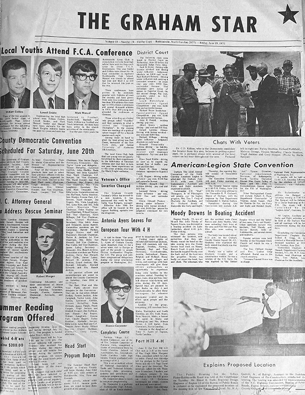 The Star's front page from 55 years ago: June 19, 1970.