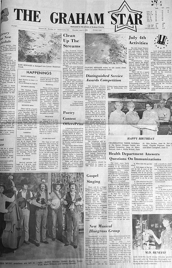 The Star's front page from 45 years ago: July 3, 1980.