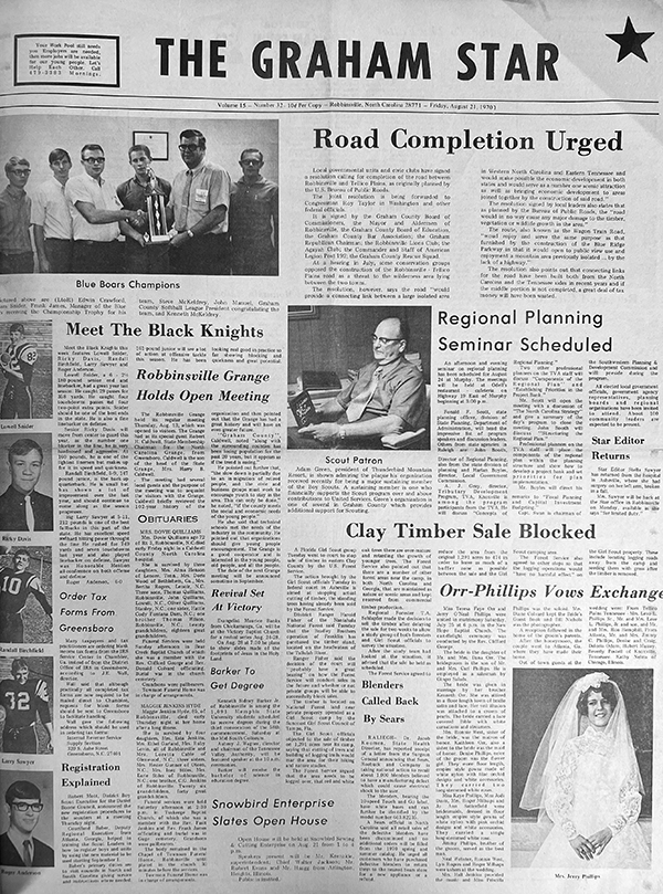 The Star's front page from 55 years ago: Aug. 21, 1970.