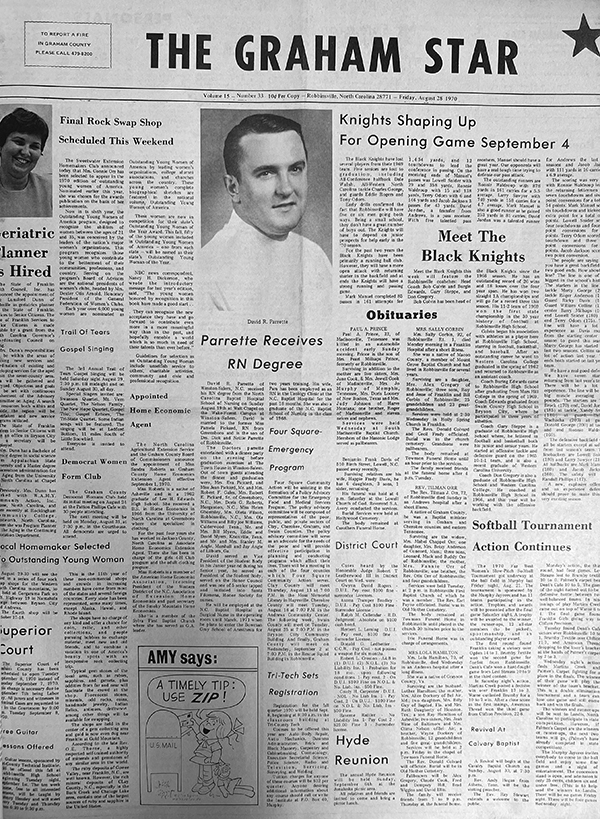 The Star's front page from 55 years ago: Aug. 28, 1970.