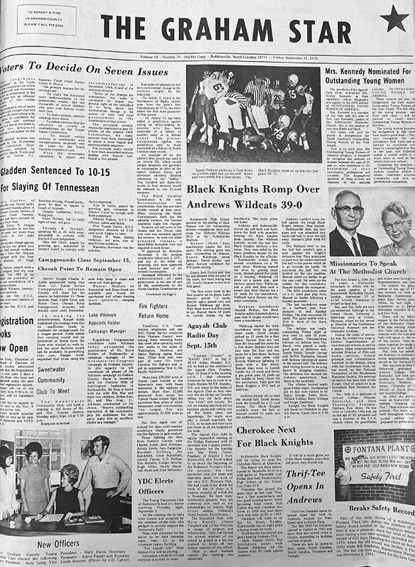 The Star’s front page from 55 years ago: Sept. 11, 1970.