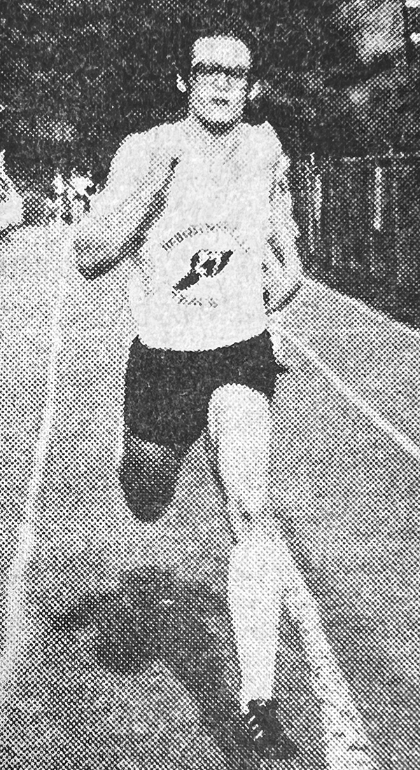 In this photo from the April 24, 1980 Star, Max Patterson competes in a track meet for the Black Knights.