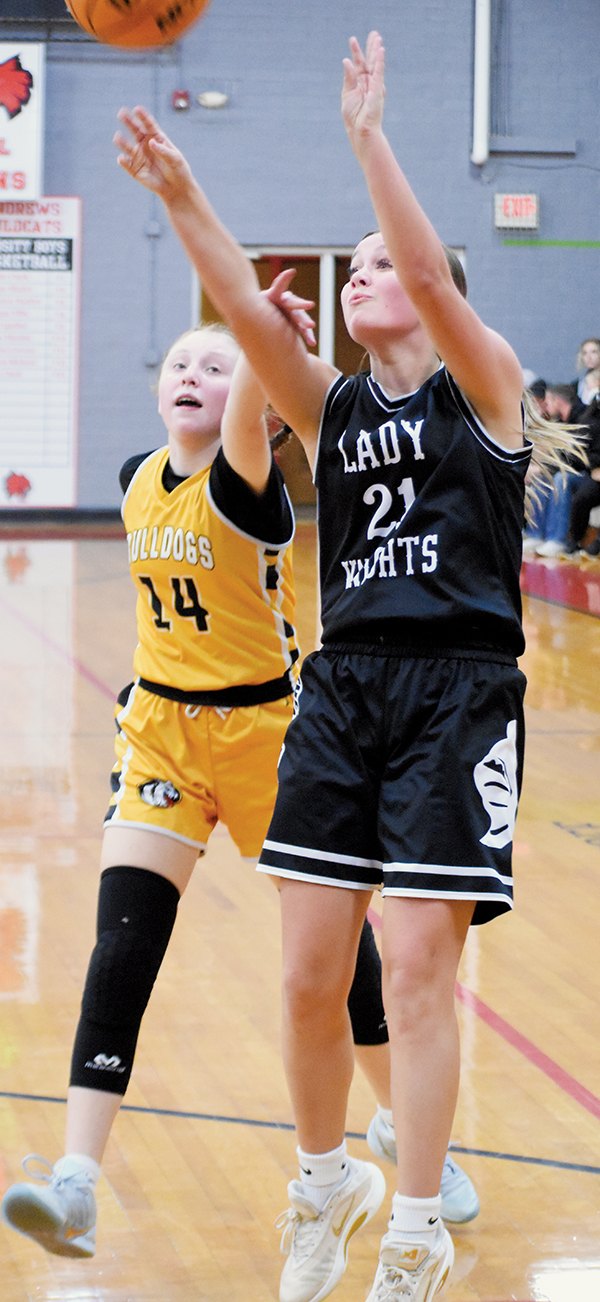 Lakin Orr launches a late attempt during Jan. 10's tournament quarterfinal showdown against Murphy.