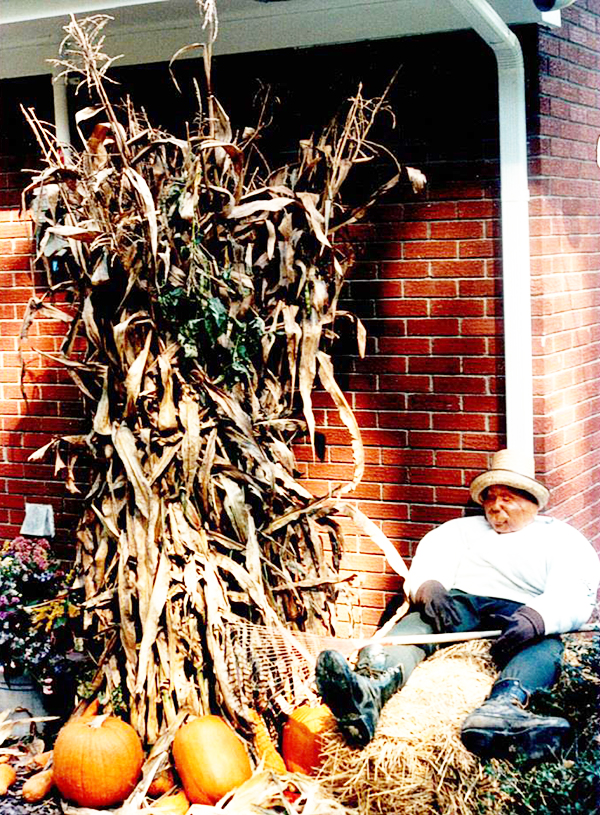 Most scarecrows today are used in fall and Halloween decorations. Photo by Marshall McClung/The Graham Star