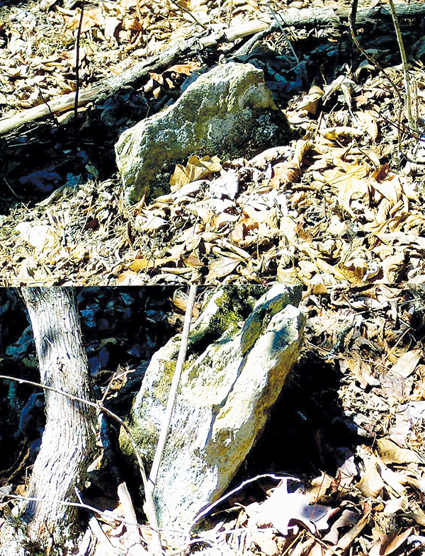 The graves of William and Nancy Green. Photos by Marshall McClung/The Graham Star
