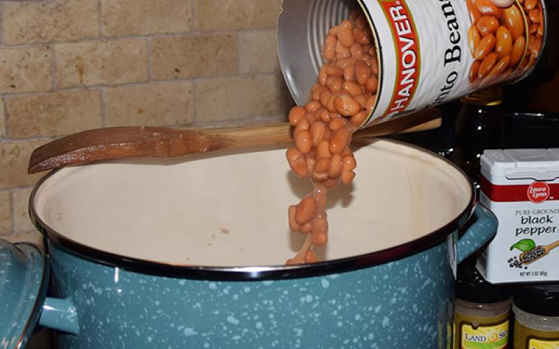 Pinto beans are a pivotal part of any Appalachian diet. Photo by Art Miller/amiller@grahamstar.com