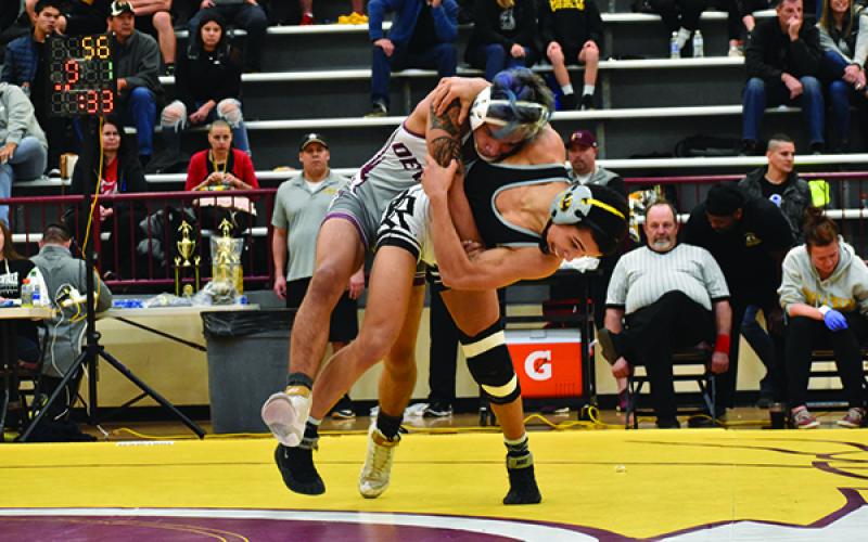 Jayden Nowell was named the Smoky Mountain Conference Tournament's Most Valuable Wrestler.