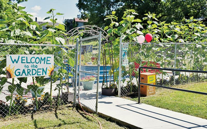 The Robbinsville Community Garden swung open its gate for a grand opening on July 14. Photos by Art Miller/amiller@grahamstar.com