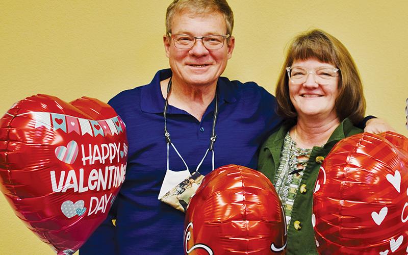 Mike and Leann Ramsey (right) tied the knot March 29, 1982.