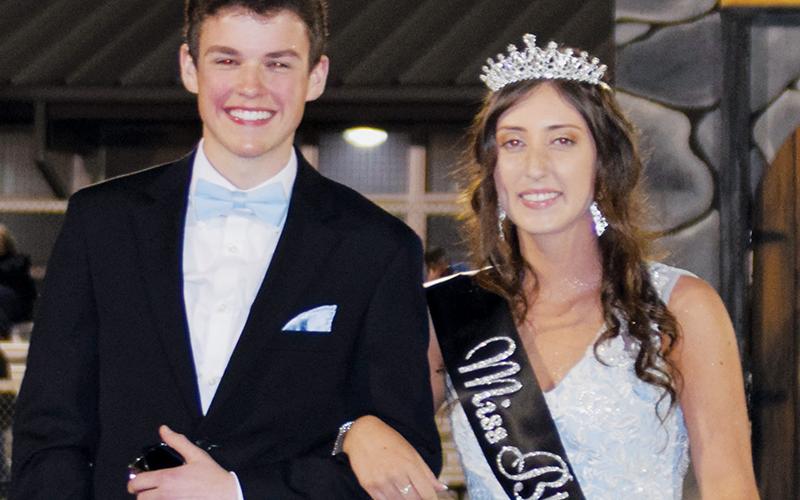 Miss Gabrielle Celeste Hooper was named Miss Lady Knight 2020-21 during Friday’s homecoming festivities. With Hooper is her escort, Mr. Dalson Jordan. Photo by Art Miller/amiller@grahamstar.com