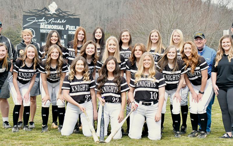 The 2021 Robbinsville Lady Knights. Photo by Kevin Hensley/editor@grahamstar.com