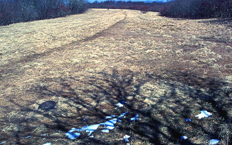 In an earlier time, Sim Sherrill Hooper recalled seeing the Cherokee’s playing a game of stickball on Hooper Bald. Photo by Marshall McClung/The Graham Star