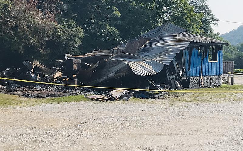 Eight days after a fire destroyed the Stecoah Diner, officials are still trying to determine what started the blaze. Photo by Kevin Hensley/editor@grahamstar.com