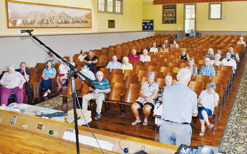 Though sparsely attended, the Stecoah School Reunion returned Saturday, after a one-year absence. Photos by Art Miller/amiller@grahamstar.com