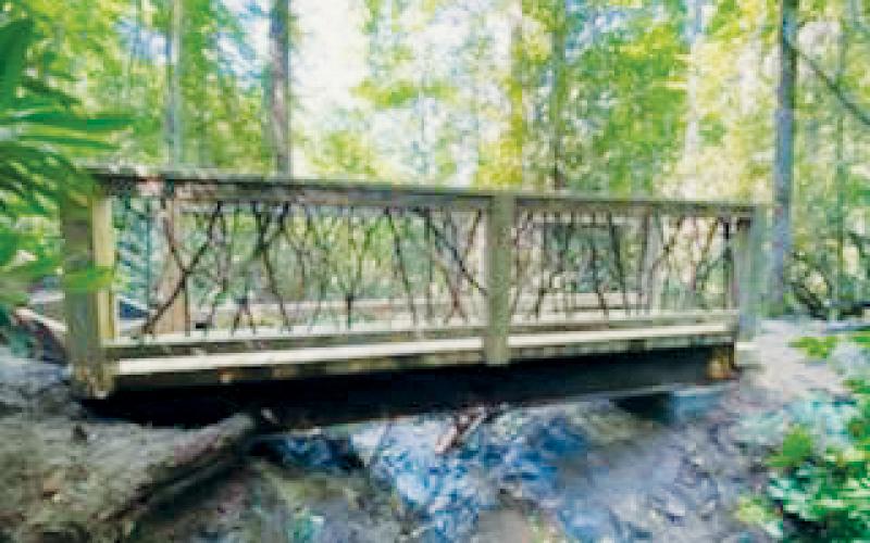 Thanks to the quick work of the National Wild Turkey Federation and C&amp;W Contracting, county residents and visitors now have a safer way to travel the 0.3-mile trail to Yellow Creek Falls. Photo courtesy of Cody Carpenter/Contributing Photographer