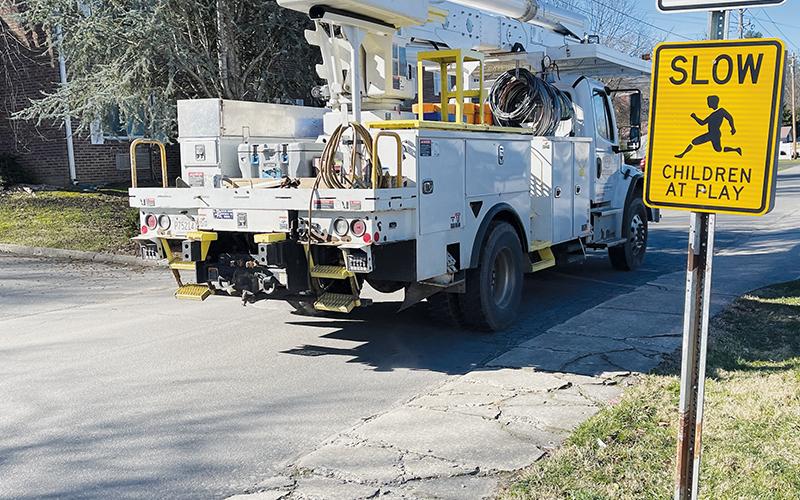 Three separate speed humps will soon work to slow down drivers on Ford Street in Robbinsville.