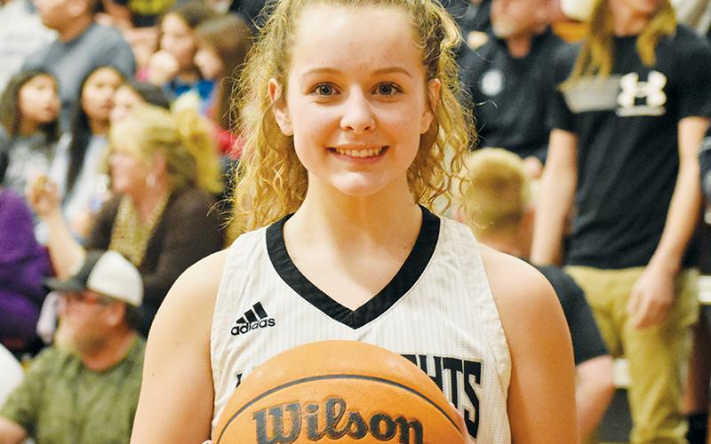 It was another history-making night Tuesday for Robbinsville junior Desta Trammell, who shattered the state consecutive free-throw record during the semifinals of the Smoky Mountain Conference tournament against Cherokee.