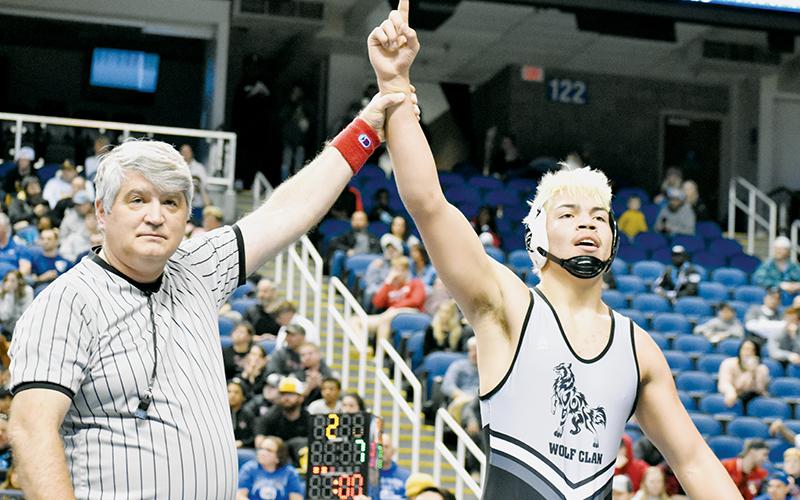 Ben Wachacha, 220-pound state champion.