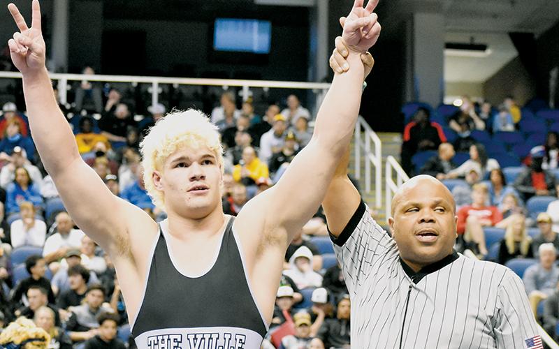 Kage Williams, 195-pound state champion.