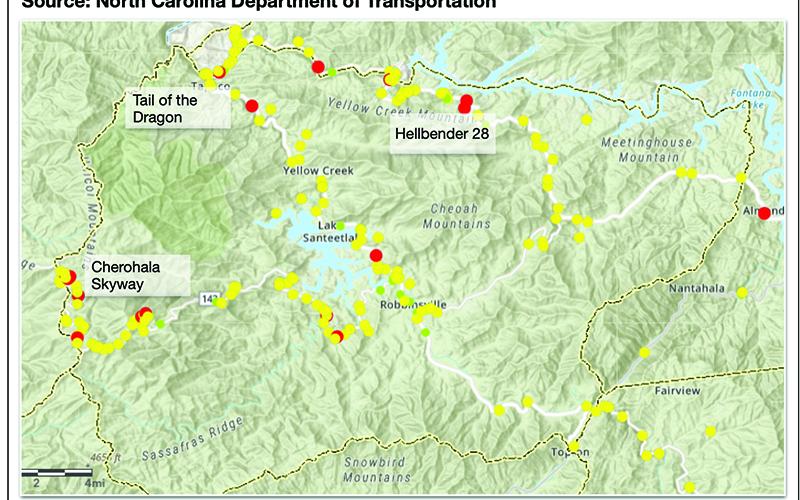These maps illustrate recent data on fatal and serious-injury crashes in Graham County.