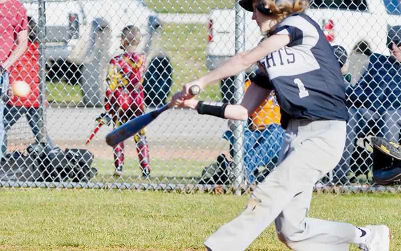 Robbinsville’s Bryc Garrison had two hits and scored a run in the Knights’ loss to Swain County on Tuesday. Photo courtesy of Raven Rattler/Robbinsville High School Yearbook