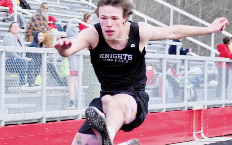 Junior Brock Adams returns to defend his 110-meter hurdles state championship this season. Photos by Kevin Hensley/sports@grahamstar.com