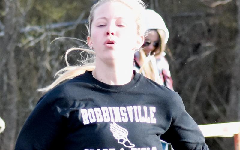 Kensley Phillips comprises one portion of the highly-touted Lady Knights’ 4x200 relay team.