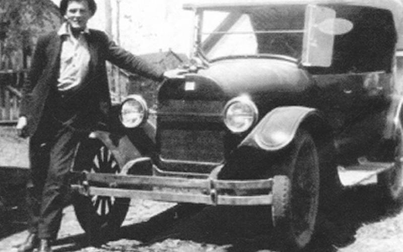 With the completion of U.S. Hwy. 129 in 1931, travel between Tennessee and Graham County was possible by automobile, such as this 1929 Model A Ford.