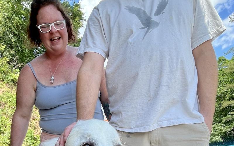 Leo is a 7-year-old Great Pyrenees whose barking led to misdemeanor charges against his owner, Mike Eddings, a resident of Atoah Street in Robbinsville.