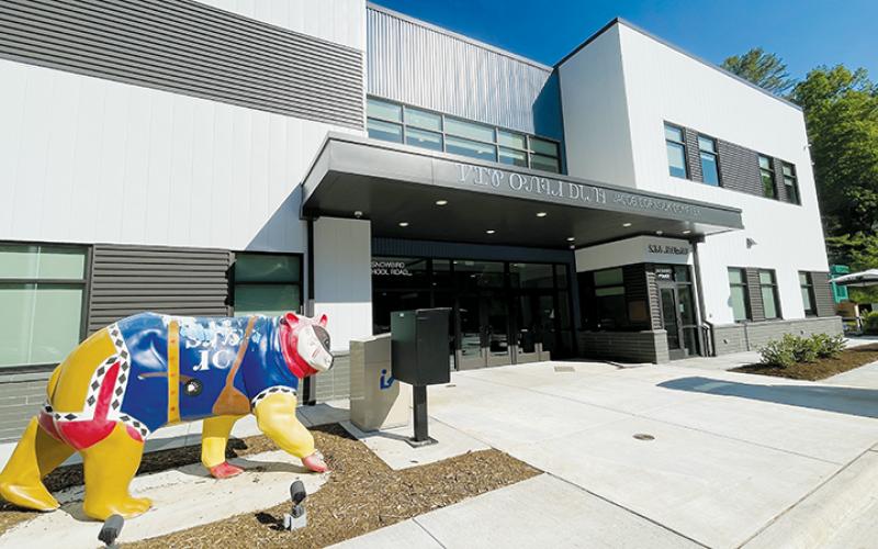 A ribbon cutting is planned for 1 p.m. Friday at the new Jacob Cornsilk Community Center, which is located in the Snowbird community. Photo by Randy Foster/news@grahamstar.com