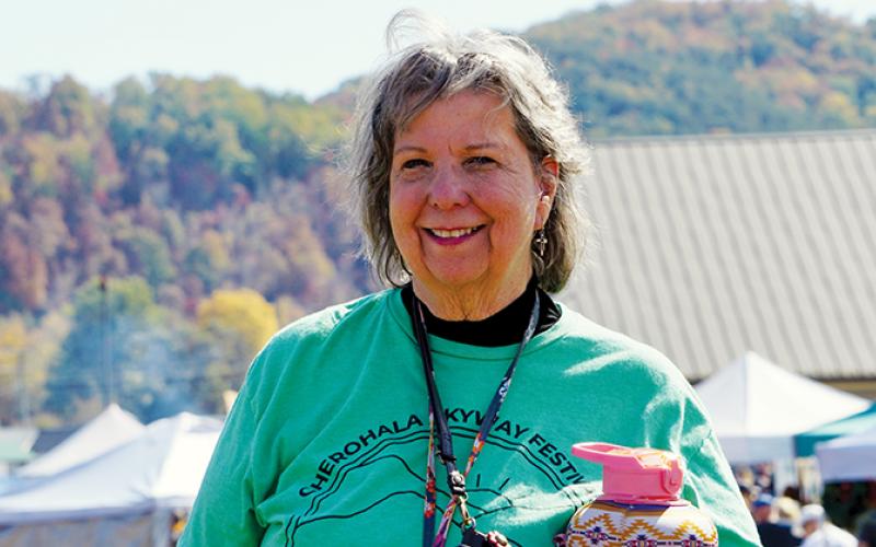 Pam Hall Mathews was the event organizer of Saturday’s Cherohala Skyway Festival in Tellico Plains, Tenn.
