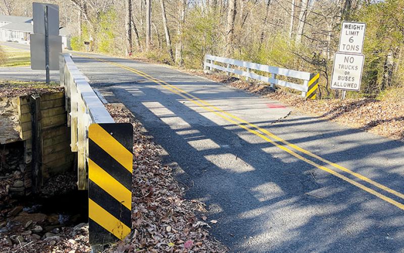 This bridge on Lower Mill Creek Road was scheduled for removal, until a Nov. 15 public hearing proved that residents wanted to keep the structure intact. The bridge was constructed in 1964 and has reached its “end-of-service,” according to the N.C. Department of Transportation. Photo by Randy Foster/news@grahamstar.com
