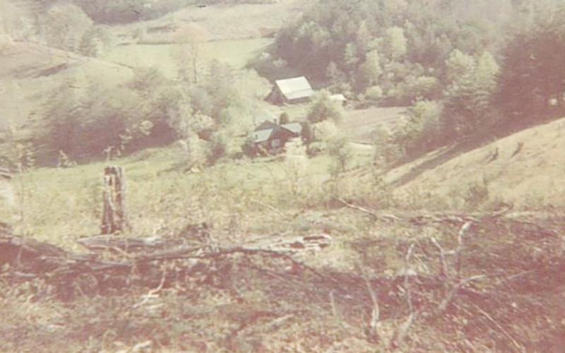 Fannie Eller’s homeplace, taken in May 1964. Photo by Marshall McClung/The Graham Star