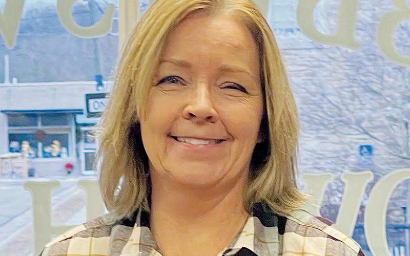 Shari Birchfield is set to retire this month, after spending over 20 years serving residents at  Robbinsville Town Hall. Photo by Randy Foster/news@grahamstar.com