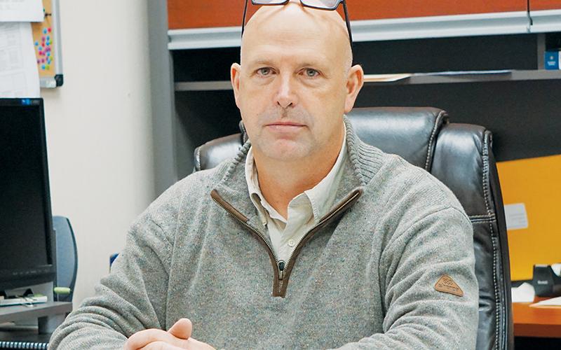 Just two months into his service, Graham County Sheriff Brad Hoxit has already faced a heavy workload. Photo by Randy Foster/news@grahamstar.com