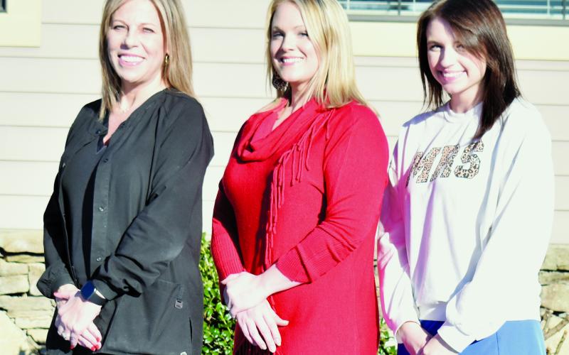 Urgent-care services reopened for residents Tuesday. Until more staff comes aboard, the crew will be limited to just three on-site personnel: Dedie Barker, Meggan Smith and Emily McKeehan – all Graham County natives. Photo by Kevin Hensley/editor@grahamstar.com