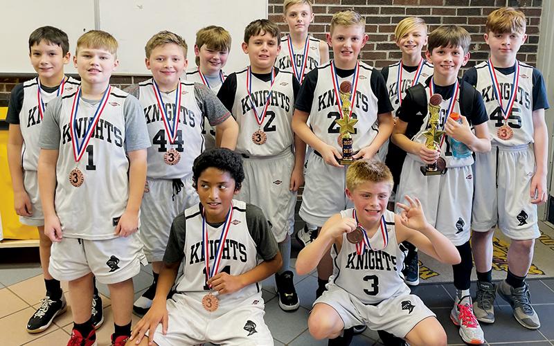 The Robbinsville Mite Boys also finished third in the tournament.